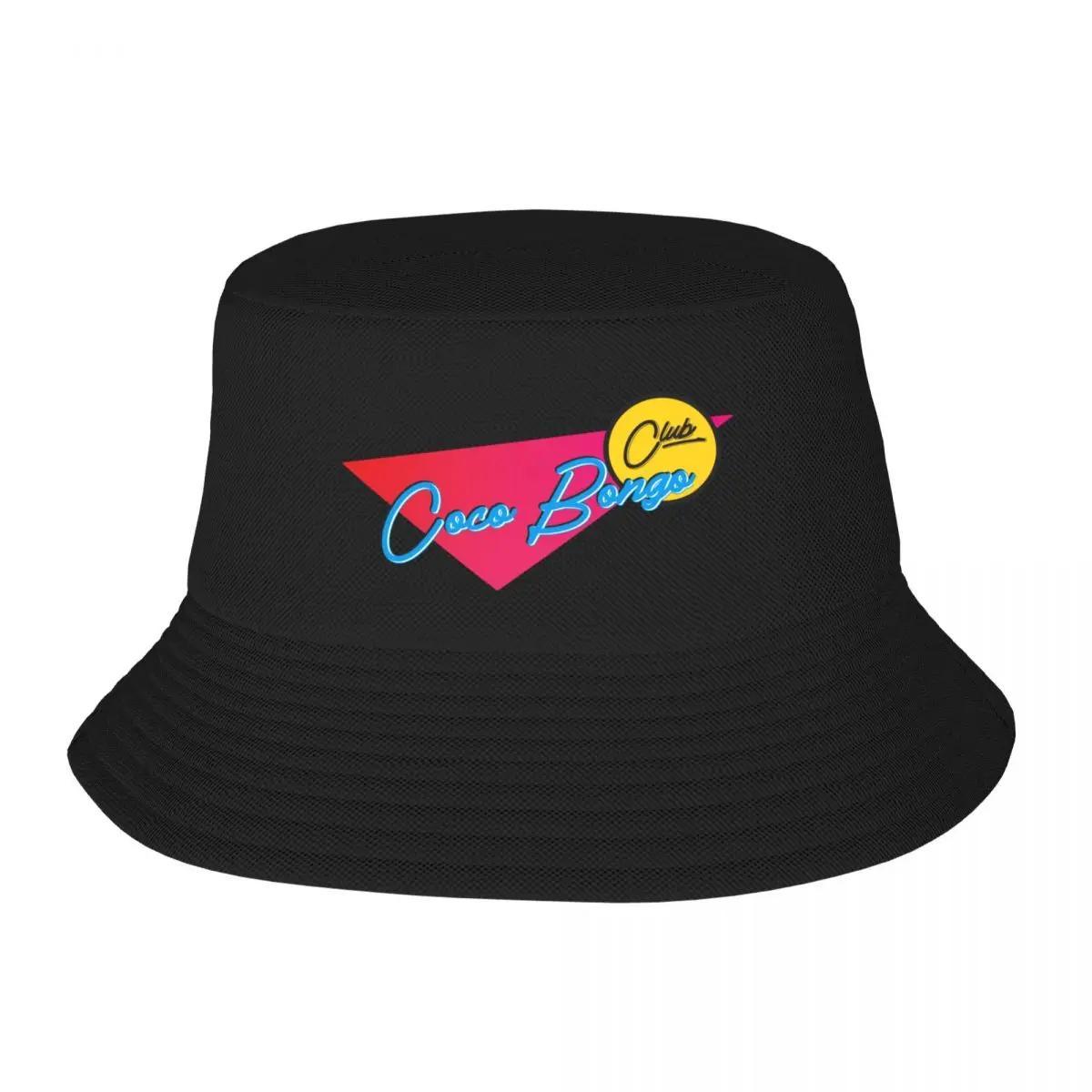 New Coco Bongo Club Retro Graphic Bucket Hat Horse Hat Streetwear Unisexs Womens