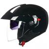Bright Black Half Helmet Men and Women Motorcycle Off-Road Summer Helmet Downhill Racing Mountain Cross Casco Capacete