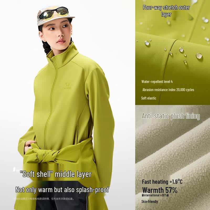 CAMEL 3-in-1 Outdoor Windproof Waterproof Jacket
