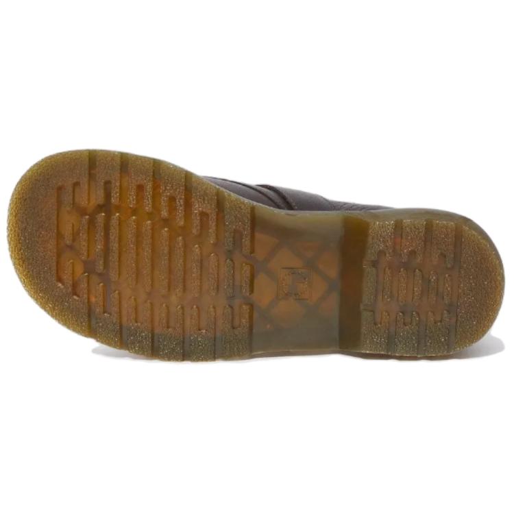 Dr. Martens Leather Minimalist Trendy Versatile Low-Top Casual Shoes Unisex Casual Shoes Brown 25290203