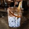 Ice Bucket Beverage Tub Durable Clear for Champagne Bottles KTV Clubs Party