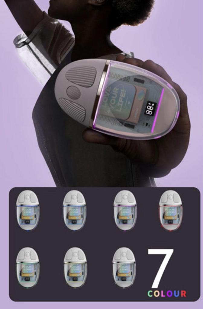 MU-08 Transparent Mouse, Quiet, USB Wireless, Bluetooth, Crystal Clear, 7-Color Backlight, Compact, Lightweight, Rechargeable, Dual-Device