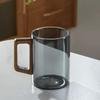 Handunyou Glass Tea Cup with Wooden Handle