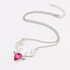 Korean Style Crystal Deer Head Necklace & Clavicle Sweater Chain for Women