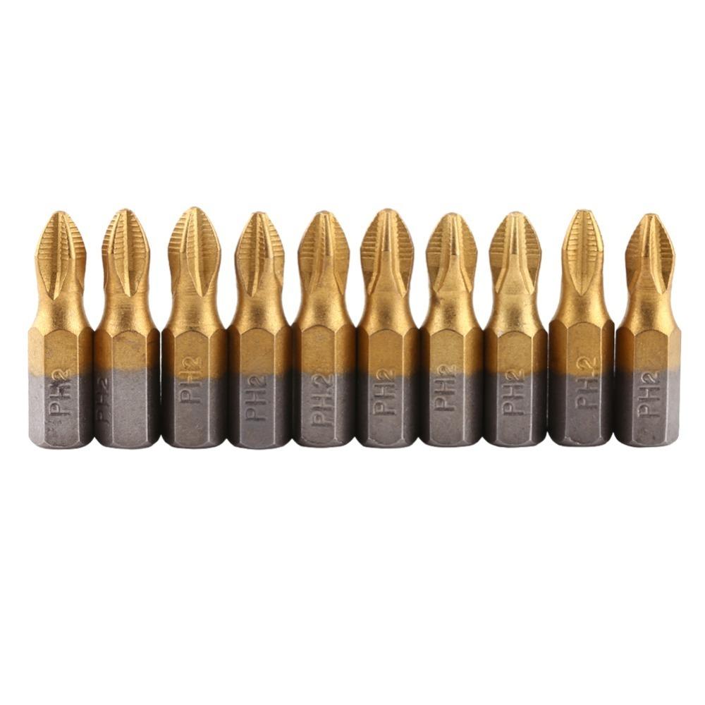 

10 pcs PH2 (Tip Size) Magnetic Screwdriver Bits Set Electric Screwdriver and Impact Drill