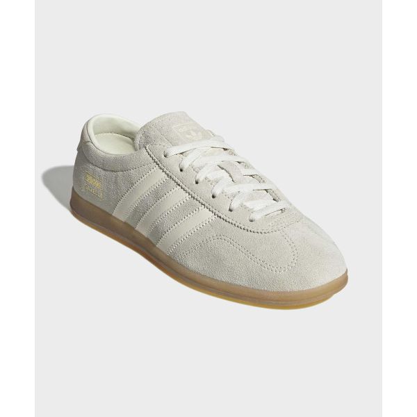 adidas Gazelle Lo Pro Elfenben Off White Gummisåle Dame Joggesko Brun IH6933
