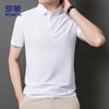 ROMON Men's Polo Neck Ice Silk Quick Dry Short Sleeve T-Shirt