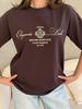 Trendy Oversized Printed Tee: 100% Loose Short Sleeve, Versatile European & American Style