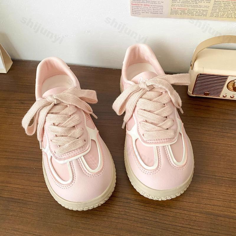 Spring Women's Fashion Casual Sports Shoes New Versatile Flat Shoes Non-slip Heightening White Sneakers Female Vulcanized Shoes