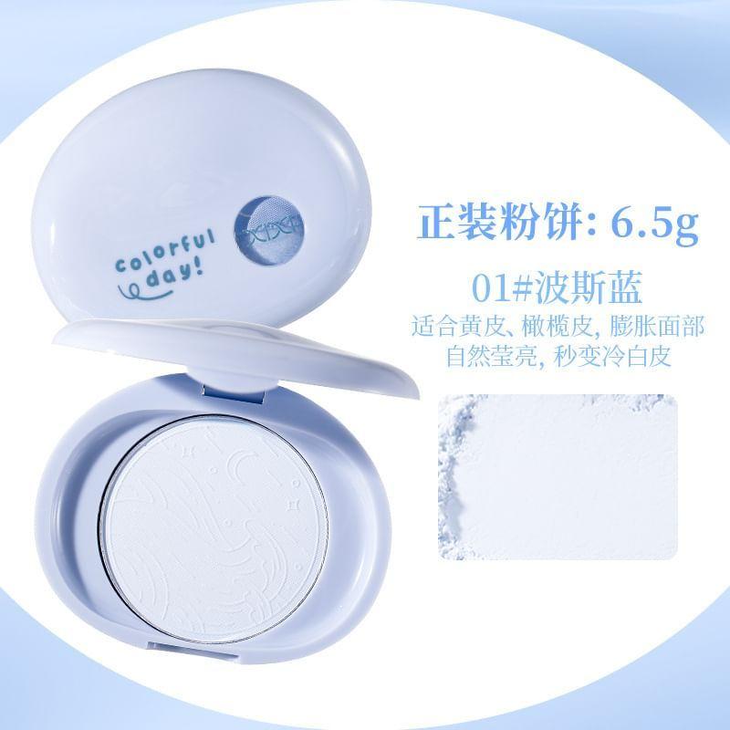 xixi - Cloud Island Clear Oil Control Pressed Powder - 3 Colors