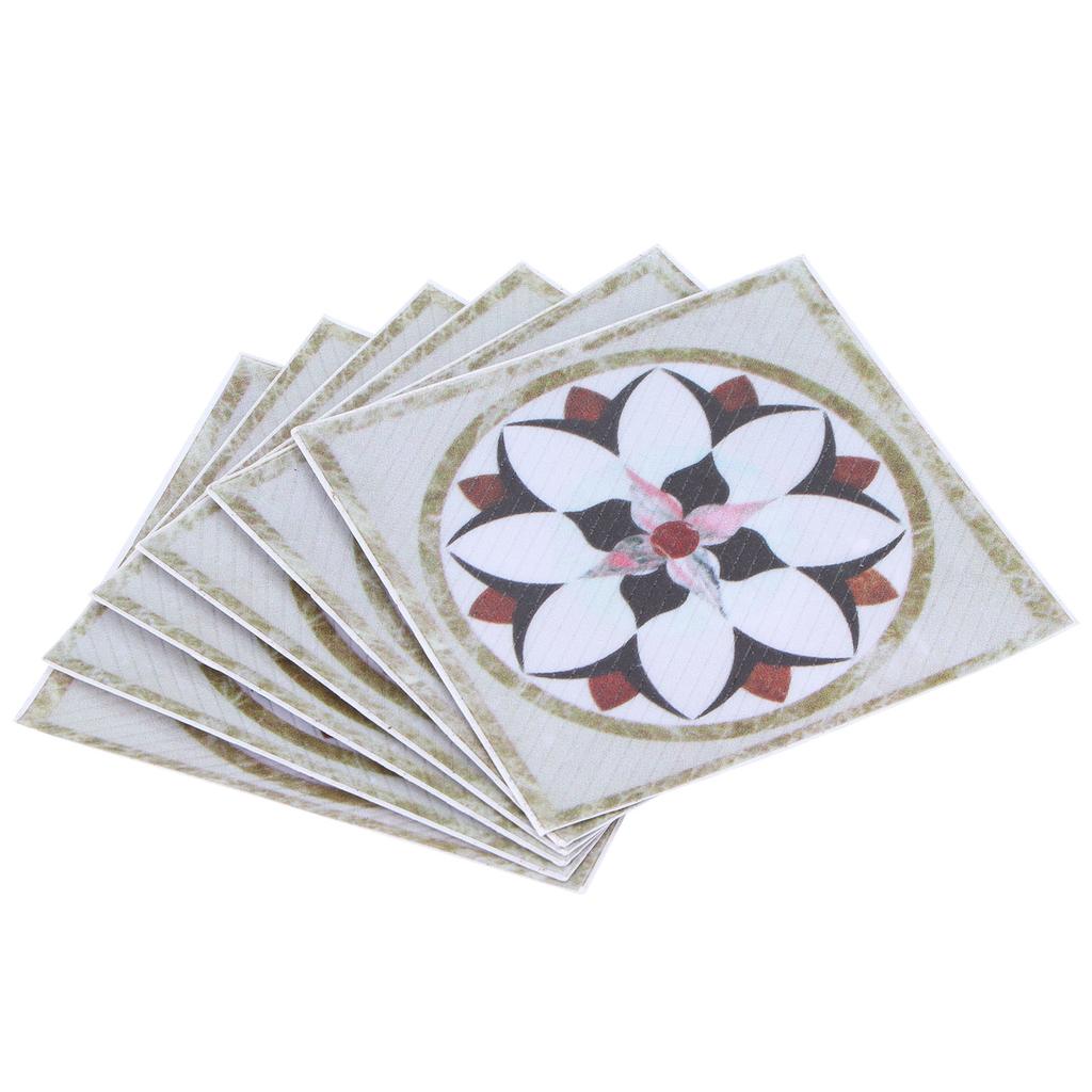 20PCS Tile Stickers Self Adhesive Waterproof Diagonal Sticker for Living Room Home Decor