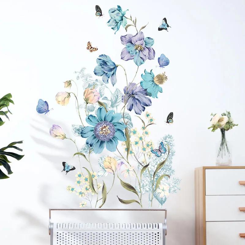 1Pcs Guest Background Wall Decoration Butterflies Art Decals Room Bedroom Decoration Inspirational Words Butterfly Wall Stickers