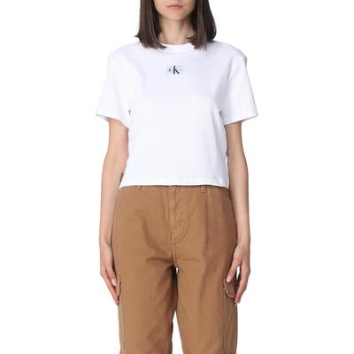 Logo Short Sleeve T-Shirt Women Tops J20J221595YAF