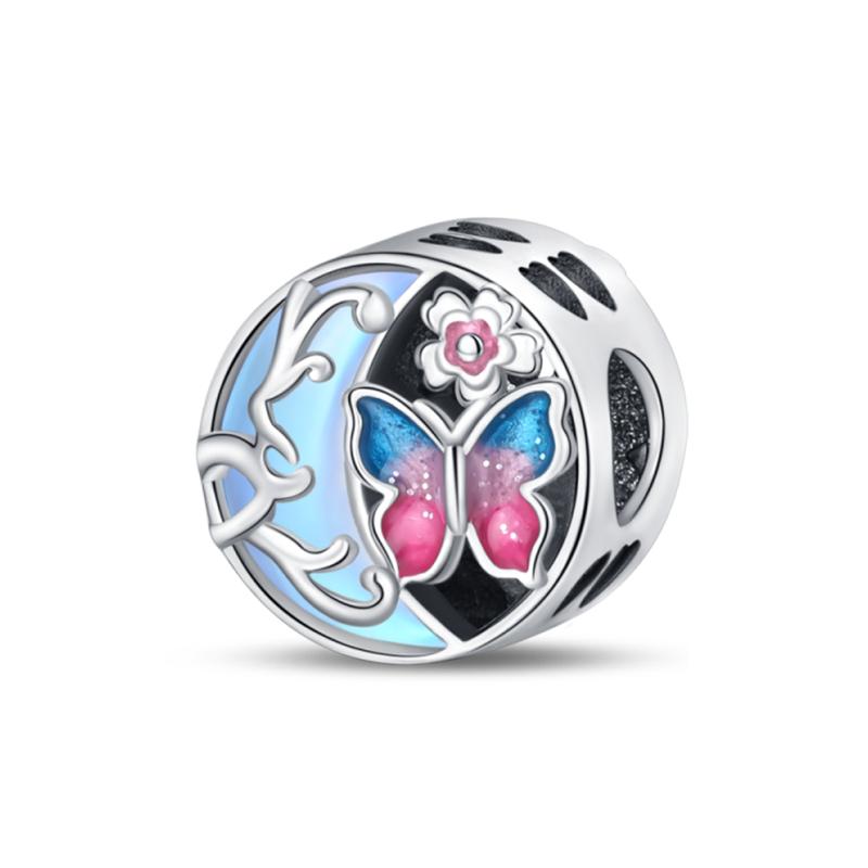 Copper Metal Princess Powder Series Elegant Exquisite Daily Bow Sweet Charm Bead Components Bead Components Compatible With Pan Authentic Original