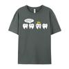 Funny Tooth Shirt For Dentist Crewneck Tshirt Father Day Party Tees Short Sleeve Hip Hop 100 Cotton Tops T Shirt Female