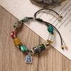 Retro håndlaget vevd armbånd, tibetansk etnisk stil Tianzhu-armbånd, nisjedesign for kvinners tilbehør