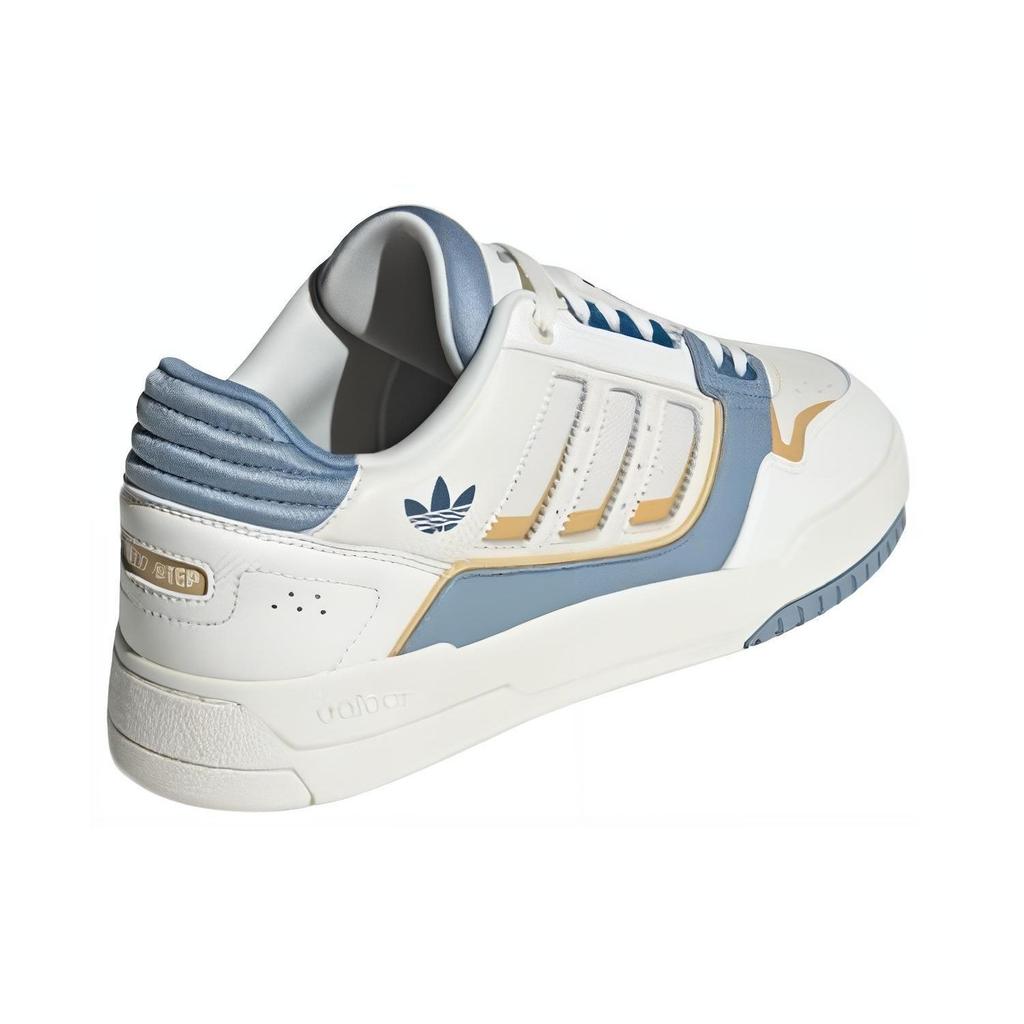 Adidas Originals Drop Step 2.0 Comfortable Simple Non-Slip Durable Low-Top Skate Shoes Unisex Sneakers White Yellow IG4336