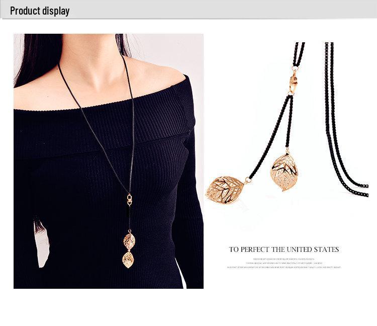 Herbst/Winter Engel Mädchen Blume Pullover Kettenhalskette: Koreanische Mode Persönlichkeit mit Pfauendesign für Frauen