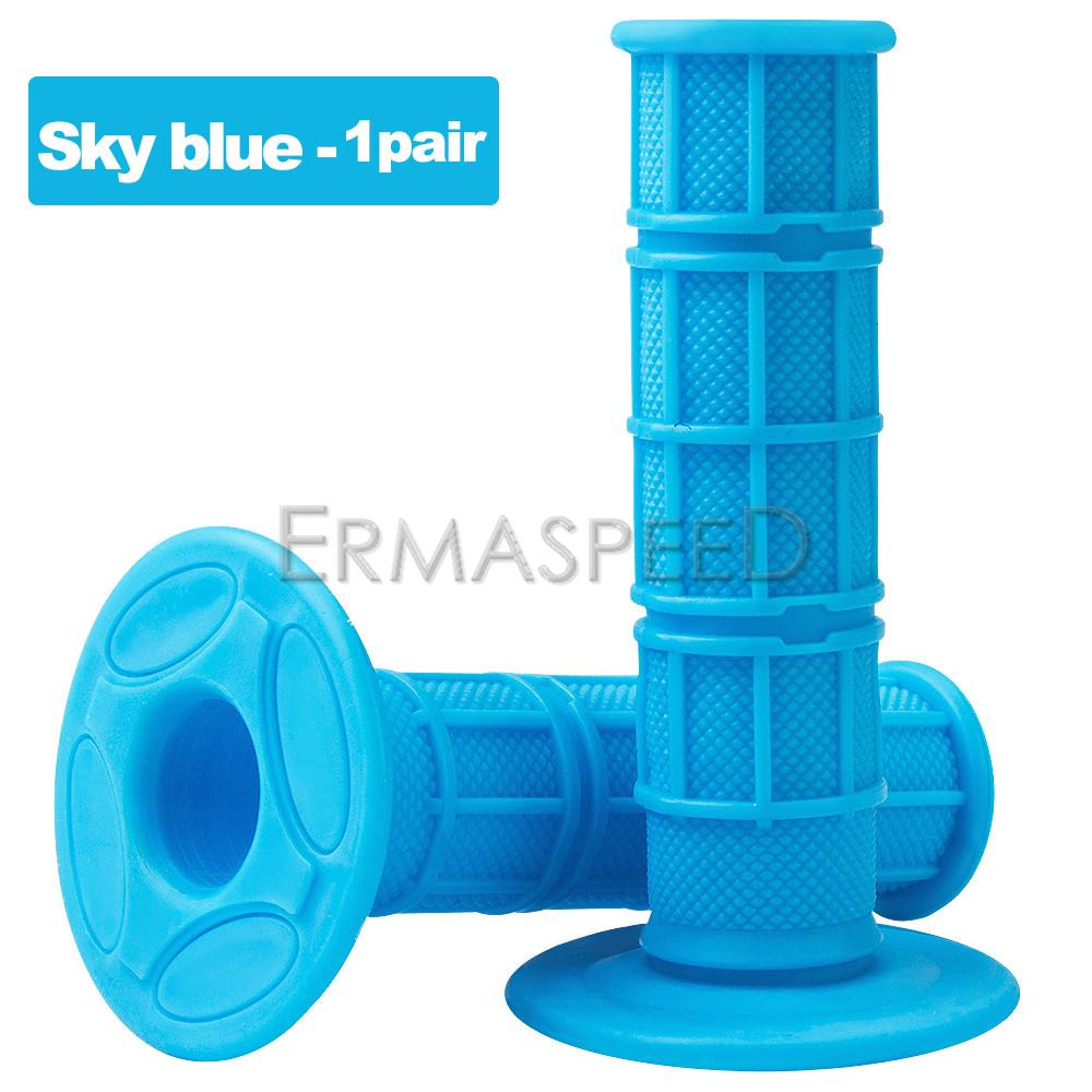 7/8"; 22mm 25mm Motorcycle Hand Grips Non-slip Rubber Bar End Handlebar Throttle Grips Universal Sport Dirt Bike Motocross