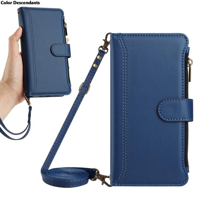 

Wallet Flip Leather Case For Samsung Galaxy A21S A20S A20E A10E A20 A30 A10S A31 A41 A40 A50S A30S A70 A70S A81 A91 A50 A21 A11 Galaxy A11 (Europe) озеро синього кольору