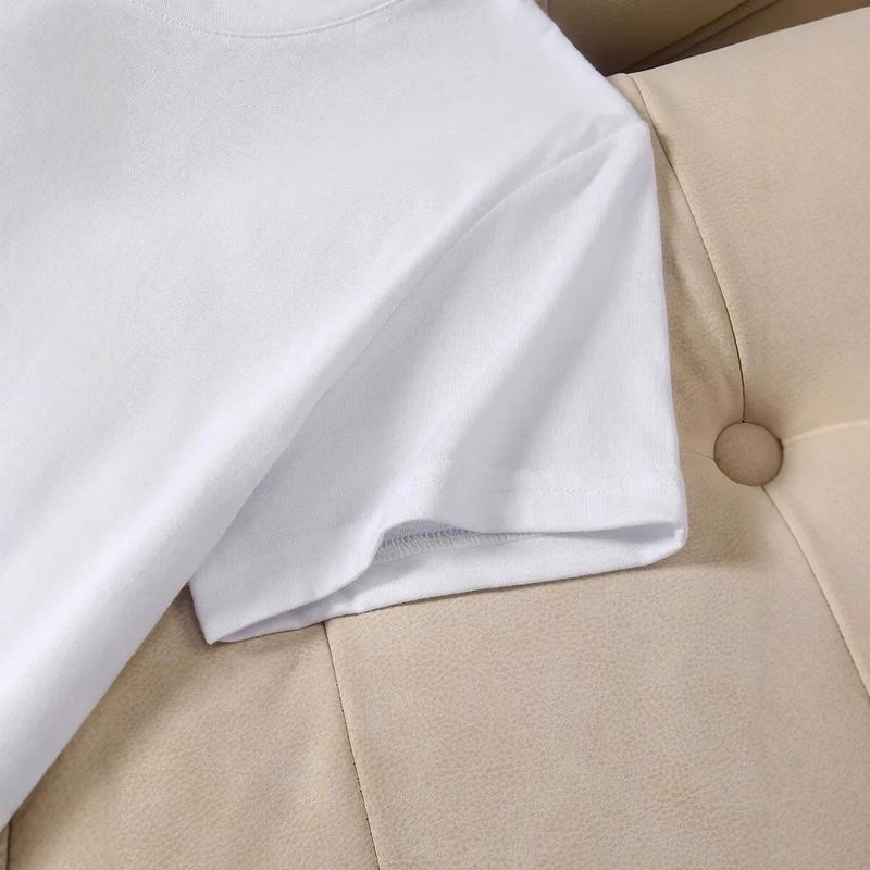 European and American New Fashion Casual Loose round Neck Print Short sleeve Cotton T-shirt Top Printed T-shirt Top