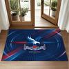 Crystal Palace Design Crystal Velvet Rug Soft Decorative Mat for Bedroom Entrance