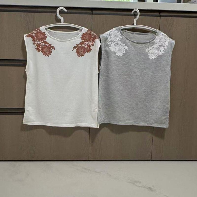 

1023 Японская однотонная двухцветная майка без рукавов 2025 Новое поступление Женская мода На все случаи жизни Повседневный Облегающий вид Однотонные топы Grey