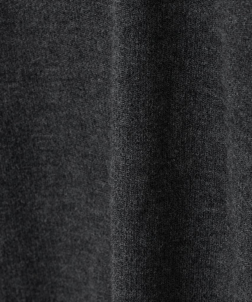 Bellie City V-Neck Sweater - Charcoal Gray
