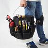 Heavy Duty Gardening Tool Bucket Organizer Gardening Tool Kit Holder with 56 Pockets for Garden