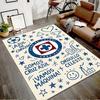 1 Stück Fußballmannschaft (66) Design Bedruckter Teppich für Schlafzimmer Wohnzimmer Heimdekoration Teppiche Matte Rutschfeste Matte Teppich für das Bett