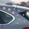 12/20/24Pcs Cherry Blossom Stickers, Suitable For Covering Vehicle Body Scratches, Bicycle And Motorcycle Helmets, Decals