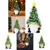 Lighted Christmas Gnomes Resin Ornament With Sculpted Design For Festive Display