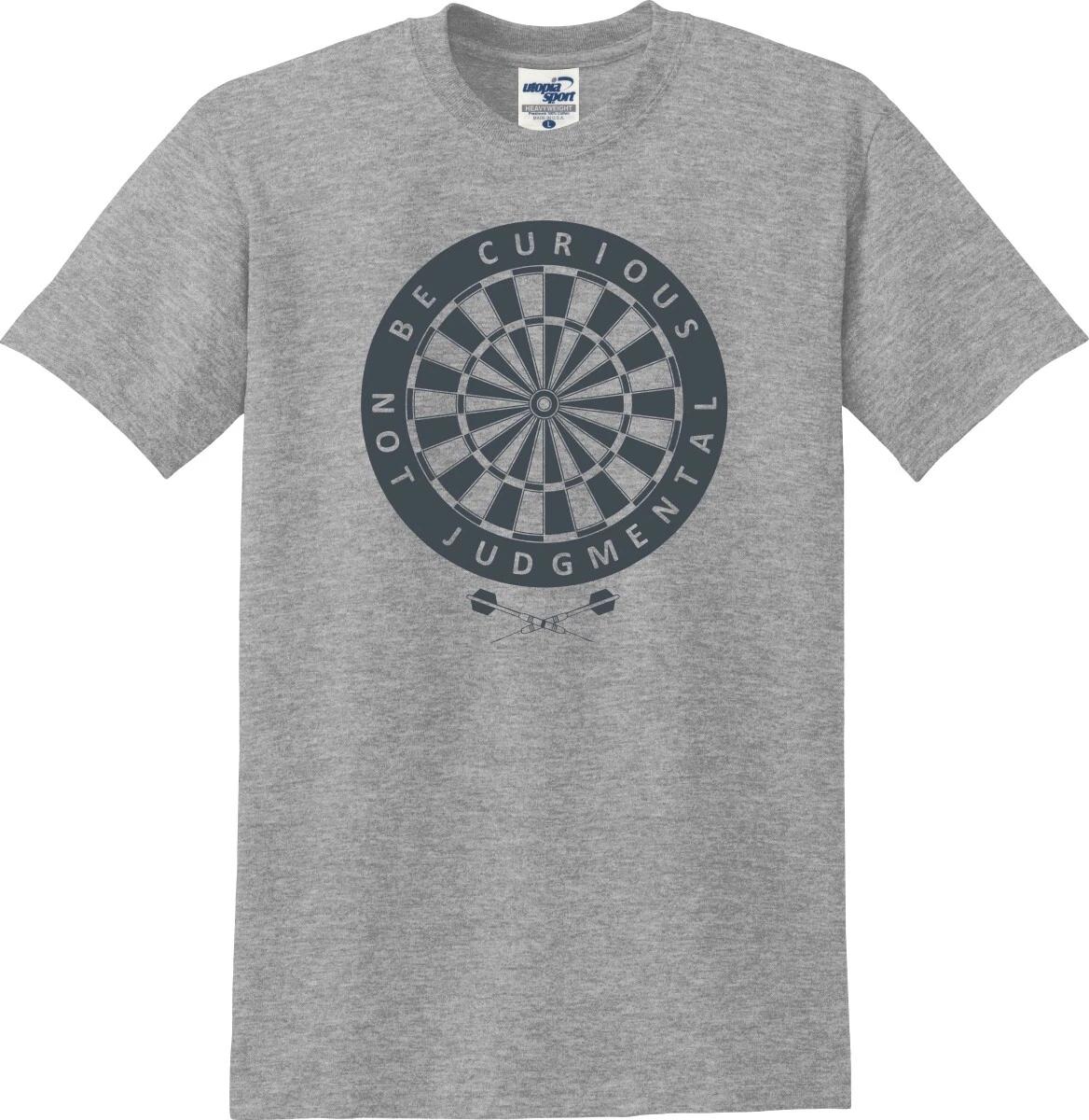 Be Curious Not Judgmental Dart Board Unisex T shirt (S-5X) 2XL