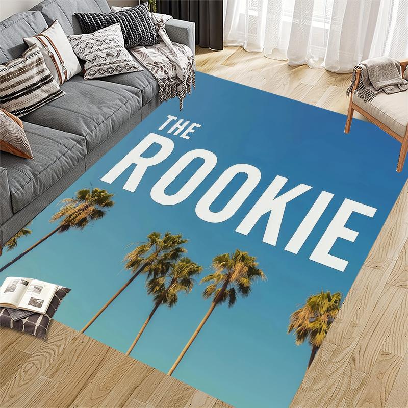 The Rookie Home Sofa Decoration for Living Room & Bedroom, Non‑Slip Play Flannel Floor Mat for Game Room