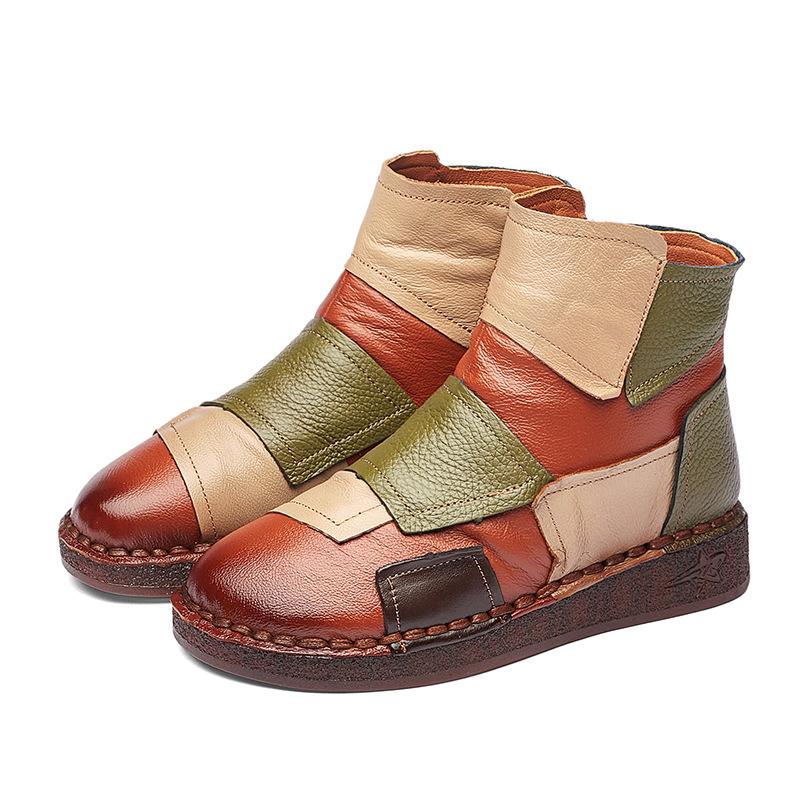 

Женские зимние ботинки Ботинки из искусственной кожи Женские зимние ботинки Женские полусапожки Ботинки на плоской подошве Botas Mujer 35 коричневый