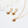 Mix Style Ins Fashion Multi Element Zircon Cute Cartoon Pendant Chain Necklace For Women Girls Charms Necklace Jewelry Set Gift