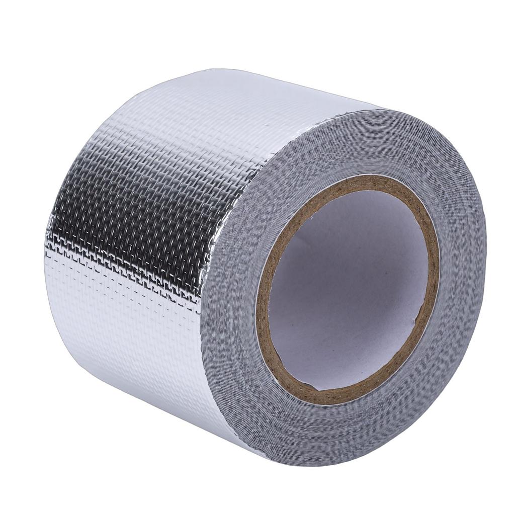 Nastro Riflettente Adesivo Scudo Termico 5 cm x 10 m Universale Automobilistico Riflettente ad Alta Temperatura per Auto Camion