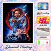 Chucky Diamond Painting Kit 5D Full Drill DIY Diamond Mosaic Wall Art Home Decor