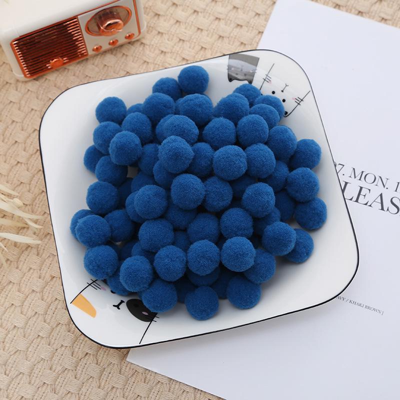 2.5cm High Elastic Plush Balls - Handmade DIY Toys & Decorative Accessories