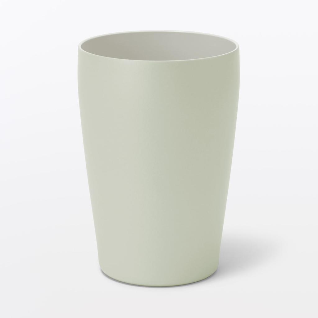 MUJI Stainless Steel Vacuum Insulated Tumbler Light 23103268 Double-Wall / Green, Approx. 450mL,