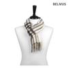 Believers Men's Muffler BDRM026 Check Soft Wool Scarf