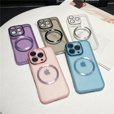 Applicable To IPhone16Promax Mobile Phone Case Full-inclusive Charm Eye Magnetic 1413 Apple 15 Transparent Cover Silicone