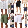 Bequeme Sommer-Herrenshorts mit feuchtigkeitsableitendem Stoff für Yoga und Fitness