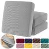 Jacquard Woven Fabric Pure Couch Fitted Covers Polar Thermal Fleece Fabric Form Fitting Sofa Seat Covers Detachable Couch Protector Furniture Cover