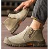 Modische niedrig geschnittene Schweißsicherheitsstiefel für Herren, bruchsichere Bauschutzschuhe, durchstichfeste unzerstörbare Schuhe, Sicherheitsarbeitsstiefel