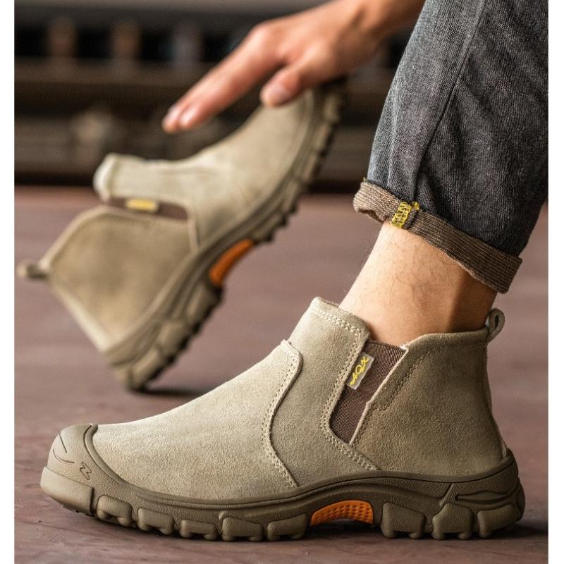 Módní svařovací bezpečnostní boty s nízkým střihem pro muže, protinárazová stavební pracovní obuv, nepropíchnutelná nezničitelná obuv, bezpečnostní pracovní boty