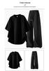 Men's Plus Size Summer Short-Sleeve T-Shirt & Shorts Two-Piece Set - Youth Fashion Casual Loose Fit