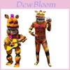 Disfraz de cosplay de Five Nights at Freddy's para niños, traje siamés de tela suave de seda de leche, traje de mascarada de Halloween.