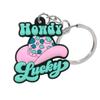 1PCS PVC Cute Keychain New Arrival Cowboy Boots  Custom Key Chain Anime Accessories Handbag Pendant Kids Toys Keyholder