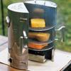 LOGOS Smoker LOGOS Forest Smoke Tower Smoker Cylindrical Type 180 Degree Type No Heat Source Required Camping Open/Close